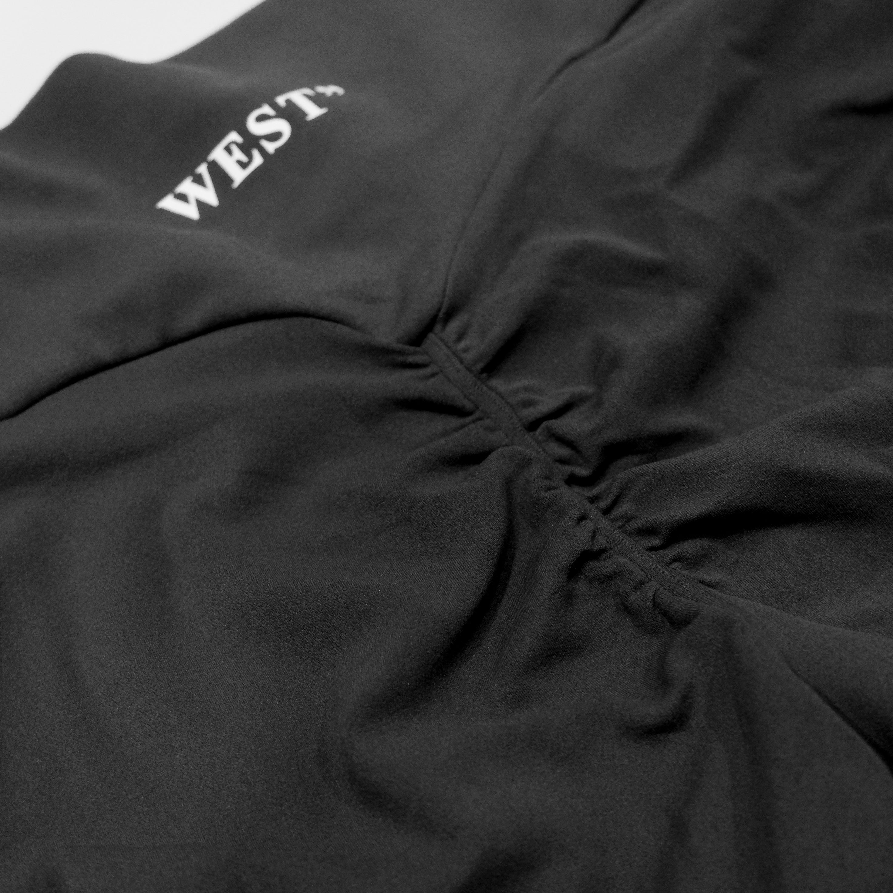 西岸卡翹抽繩短褲（灰白色/可可色/黑色）